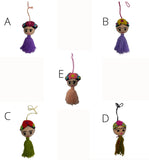 Frida Pom Pom Ornament