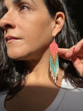 Huichol Long Earrings