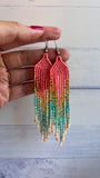 Huichol Statement Earrings