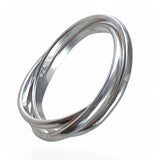 3 Rings Silver Ring