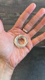 14 Rings Silver Pendant