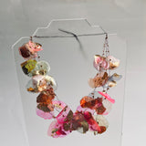Fish Scales Necklace Set - Gold Leaf