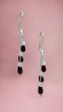 Garnet Sparkle Earrings
