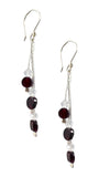 Garnet Sparkle Earrings