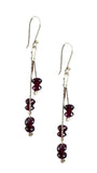 Garnet Dangle Earrings