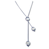 Disc Lariat Necklace