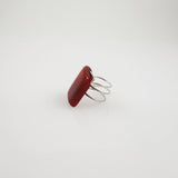Carnelian Curly Ring