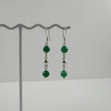 Bolitas Earrings - Green Onyx