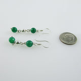 Bolitas Earrings - Green Onyx