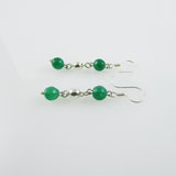 Bolitas Earrings - Green Onyx