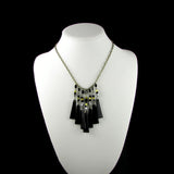 Cascada Triangles Necklace - Black