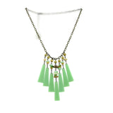Cascada Triangles Necklace - Purple
