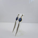 Tassel Earrings - Sapphire