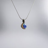 Blown Glass Moon Pendant