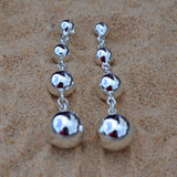 Four Ball Graduated Earrings