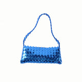 Recycled Candy Wrapper Handbag - Blue