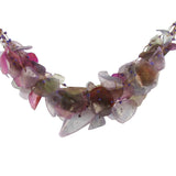 Fish Scales Necklace Set - Mauve