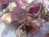 Fish Scales Necklace Set - Mauve