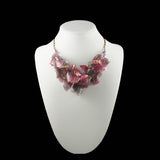 Fish Scales Necklace Set - Mauve