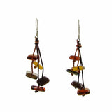 Zen Glass Earrings - Orange