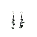 Zen Glass Earrings - Purple