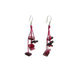 Zen Glass Earrings - Pink