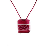 "Murano" Glass Pendant - White