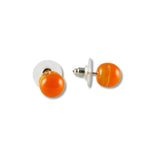 Glass Ball Studs -Cherry