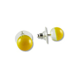 Glass Ball Studs - Yellow