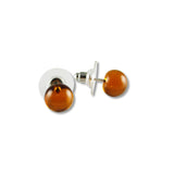 Glass Ball Studs -Cherry