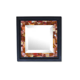 Amber Mosaic Beveled Mirror