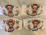 Reusable Embroidered FaceMasks - Frida
