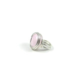 Infinity Glass Ring - Pink