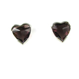 Heart Crystal Studs