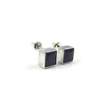 Square Crystal Studs