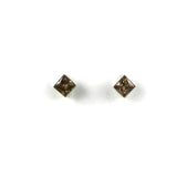 Square CZ Studs