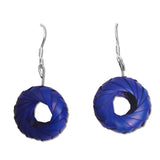 Woven Palm Earrings - Small - Many colors available