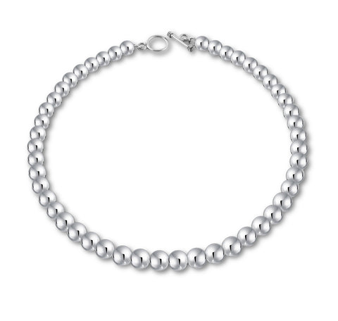 Classic Ball Beads Necklace (10mm, 17")