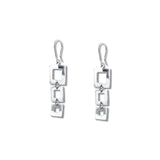 Graduated Squares Earrings