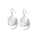 Circle Swirl Earrings