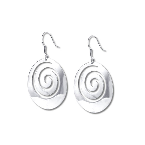 Circle Swirl Earrings