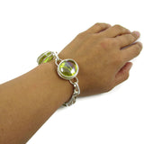 Infinity Bracelet - Crystal Yellow