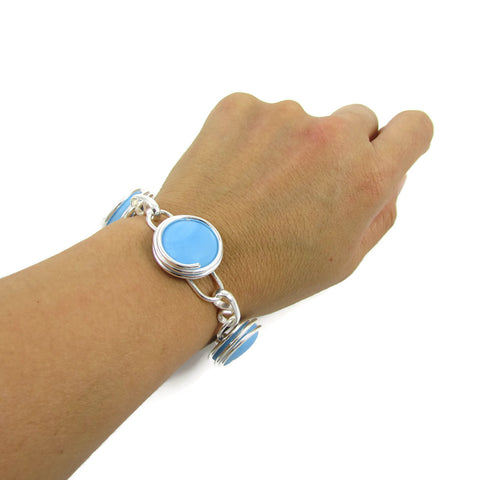 Infinity Bracelet - Turquoise matte