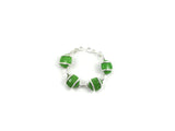 Parallel Bracelet - Green Opaque