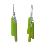 LTRAC Glass Earrings - Aqua