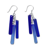 LTRAC Glass Earrings - Aqua