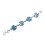 Parallel Bracelet - Turquoise Matte