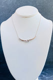 Simple Connected Double Knot Necklace