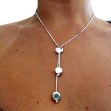 Disc Lariat Necklace