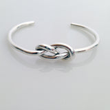 Infinity Knot Cuff Bracelet - Thick